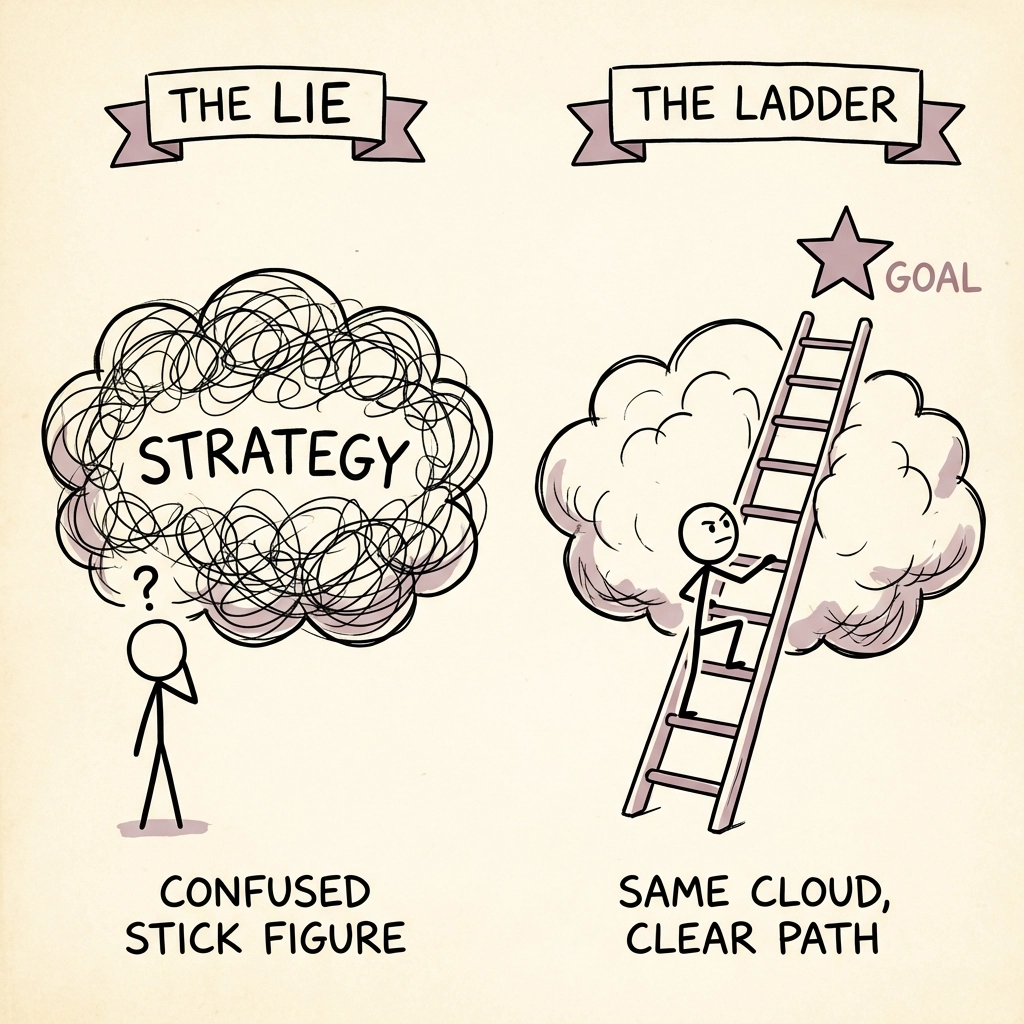 The Lie vs The Ladder - Building structure for clarity